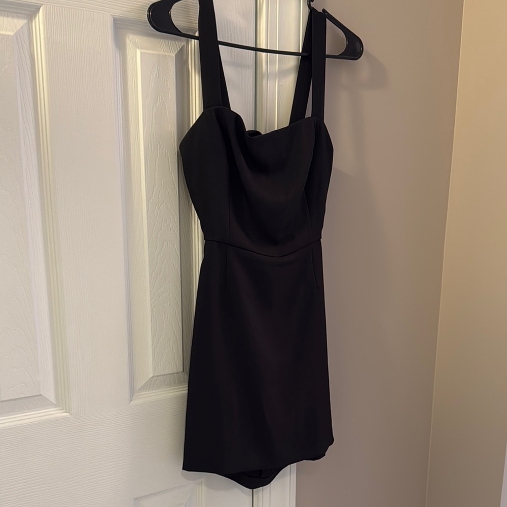 Aritzia/Wilfred Mini Black Dress w/ Tie Back
